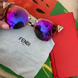 COPY - Fendi Iridia Cat Eye sunglasses